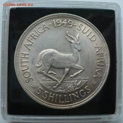 Южная Африка 5 шиллингов 1949 год до 26.07 23:55 - 5446065997_1