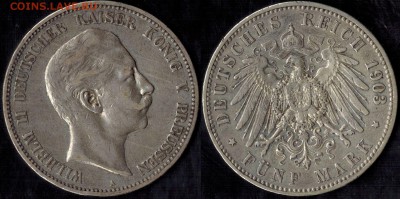 5 марок 1903 Пруссия до 27.07.15 г 22.00 мск - Панорама18