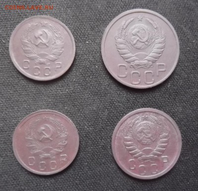 ЛОТ _ 4шт. 10коп (2шт) 1935,36г. 15 и 20 коп 1938года - DSCF2471.JPG