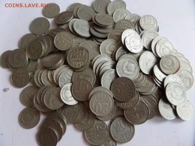 15,20 копеек СССР 200 штук, по штемпелям не перебиралось - SAM_3032.JPG
