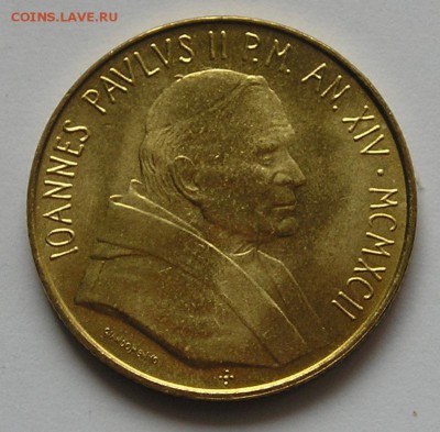 Ватикан, 200 Лир 1992 (25.07) - P1013257.JPG