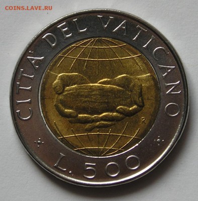 Ватикан, БИМ, 500 Лир 1992 (25.07) - P1013283.JPG