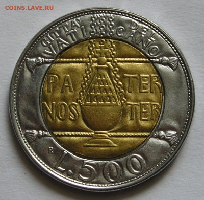 Ватикан, БИМ,  500 Лир 1994  (25.07) - P1013333.JPG