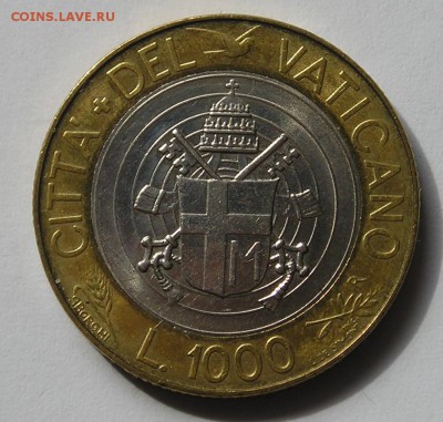 Ватикан, БИМ, 1000 Лир 1998  (25.07) - P1013293.JPG
