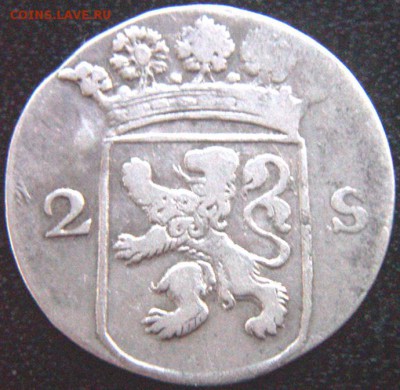 Нидерланды_2 стювера 1769. Серебро; до 24.07_22.18мск - 10174