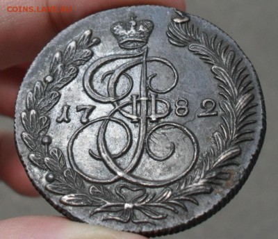5 копеек 1782 г КМ. СОСТОЯНИЕ - Безымянный
