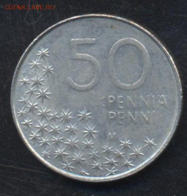 (1) Финляндия 50 пенни 1991 г.   27. 07.15 г. 22 -00 МСК. - Финляндия