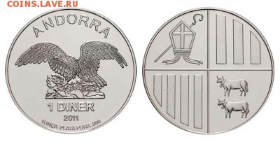 Инвестиционные монеты стран Евросоюза...Какие? - andorra-eagle