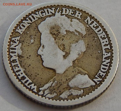 Нидерланды 25 центов 1914, до 01.08.15 в 22:00 МСК - 4558