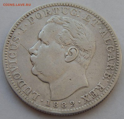 Португальская Индия 1 рупия 1882, до 01.08.15 в 22:00 МСК - 4453