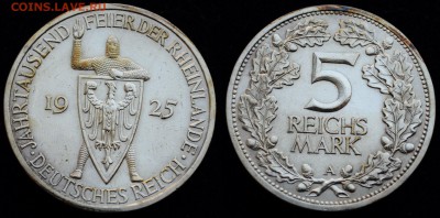 Германия 5 марок 1925г. "Рейланд" А---29-07-15 в 22-00--- - 5марок1925_1