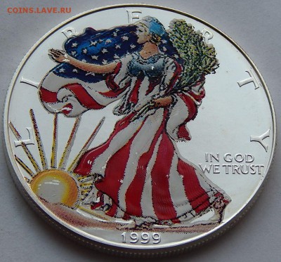 США 1 доллар 1999 Шагающая Свобода, до 02.08.15 в 22:00 МСК - 5205