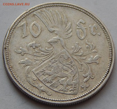 Люксембург 10 франков 1929, до 02.08.15 в 22:00 МСК - 4635
