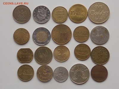 Иностранные разные жетоны, 20 штук - DSCN6704.JPG