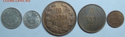 Пенни 50,25,10,5 и 1 1917 года - DSCF6023.JPG