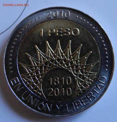 Аргентина 1 песо 2011 Аконкагуа до 31 июля - ARG 1 peso 2011 Aconcagua - 2