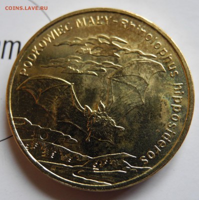 Польша 2зл 2010 Летучая мышь до 31 июля - POL mish - 1