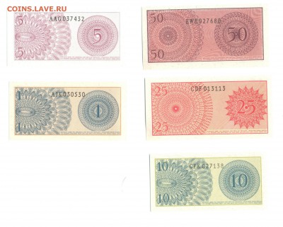 Индонезия 1964. комплект 5 штук. пресс. до 31.07 22:00 - 1