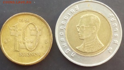10 крон 1991 Швеция + Тай - IMG_20150728_073248.JPG