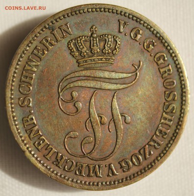 С руб. МЕКЛЕНБУРГ-ШВЕРИН 5 пфенн. 1872г. В КОЛЛЕКЦИЮ  до 3.8 - IMG_6750