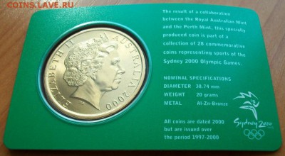 5 долларов Австралии Олимпийские игры в Сиднее 2000 стрельба - 100_2953.JPG
