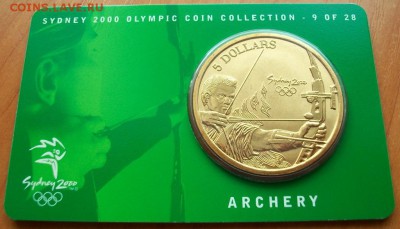 5 долларов Австралии Олимпийские игры в Сиднее 2000 лук - 100_2883.JPG