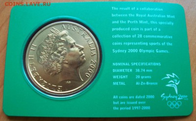 5 долларов Австралии Олимпийские игры в Сиднее 2000 гребля - 100_2889.JPG