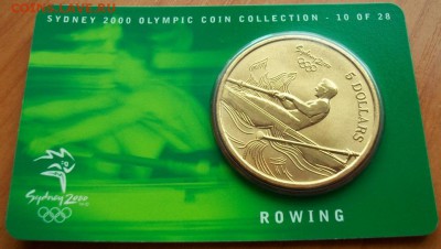 5 долларов Австралии Олимпийские игры в Сиднее 2000 гребля - 100_2887.JPG