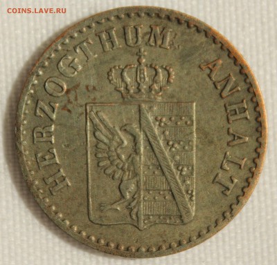 С 1 руб. ГЕРЦОГСТВО АНХАЛЬТ  1 пфенниг 1862г. до 3.08.15г. - IMG_6728
