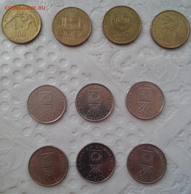 Греция Спорт 10 монет до 03.08.2015 - 20150728_175803