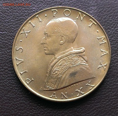 Ватикан 20 лир 1958 UNC до 2.08 - IMAG1958
