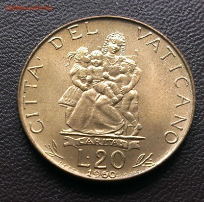 Ватикан 20 лир 1960 UNC до 2.08 - IMAG1959