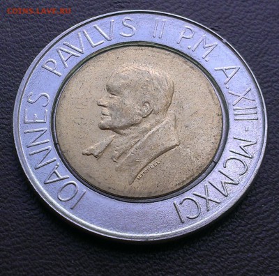 Ватикан 500 лир 1991 БИМ до 2.08 - IMAG2029