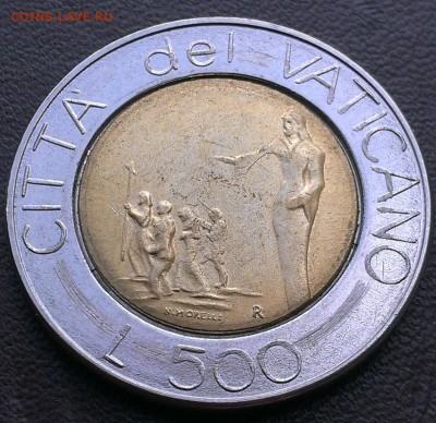 Ватикан 500 лир 1991 БИМ до 2.08 - IMAG2028