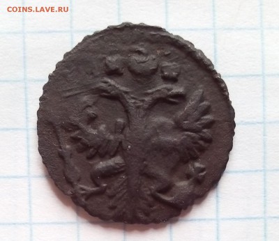 деньга 1731и1748г полушка 1731г перечекан оценка - полушка 1731г (2).JPG