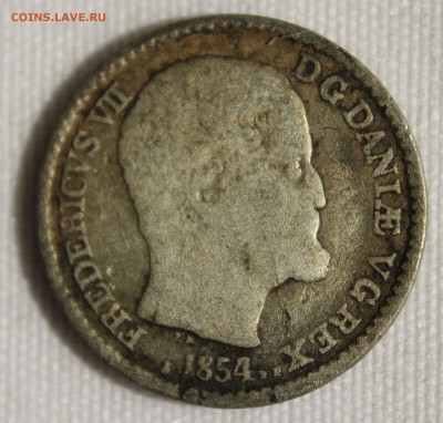С 1 руб. ДАНИЯ 4 скиллинга 1854г.ФРИДЕРИК-VII  до 4.08.15г. - IMG_6572.JPG