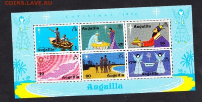 Анджилла 1974 блок рождество - 18