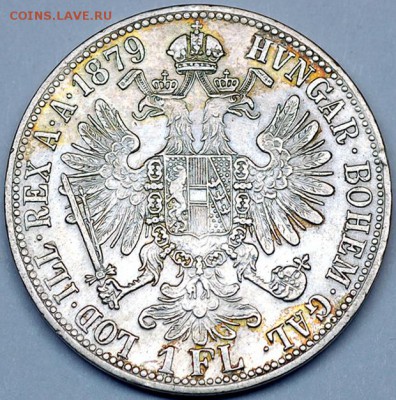 Австро-Венгерская империя_неплохой флорин 1879_30.07_22.50мс - 10119