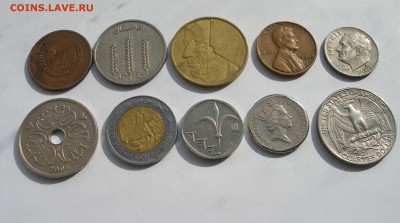 Иностранные монеты на Юбилейку России - P4070073.JPG