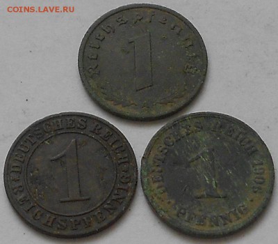 Рфенинги 1906;1931;1938гг. - Изображение 2899