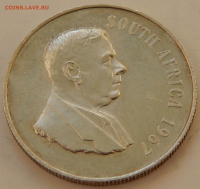 Южная Африка 1 рэнд 1967, до 06.08.15 в 22:00 МСК - 4210