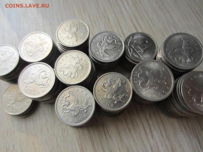 160 монет 1копейка (100шт 2007М и 60 шт 2005СП) - 160 монет 2007 2005.JPG