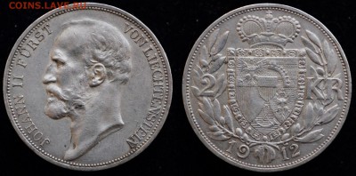 Юбилейка РФ(1, 2 и 10руб.), СССР, Иностранное серебро - 2кроны1912_1