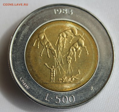 С 1 руб.БМ САН МАРИНО 500 лир 1983г.ЯДЕРНАЯ УГРОЗА  до 6.08 - IMG_6479.JPG