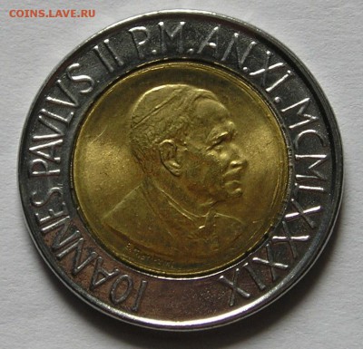 Ватикан, БИМ,  500 Лир 1989 (02.08) - P1013393.JPG