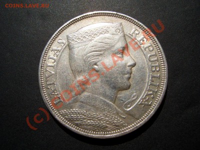 Латвия 5 лат 1929г.-Шайба(серебро)-20.00 мск 04.08.2010 - 1856 20k 031