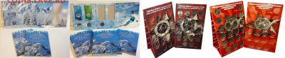 Альбомы для монет Капсулы Холдкры Литература NEW Конр0с № 40 - Сочи + Подставки 70 лет