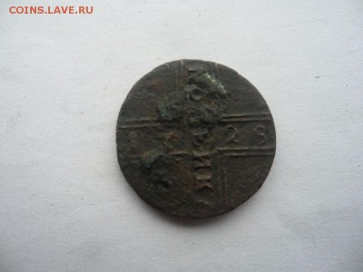 Крестовая копейка 1728год - SAM_2929.JPG