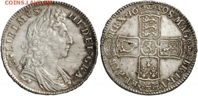 пол кроны 1698 Decimo Британия - !000монетка 000.1 ааа. 0 м1ав5