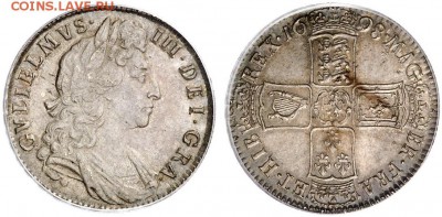 пол кроны 1698 Decimo Британия - !000монетка 000.1 ааа. 0 м1ав6